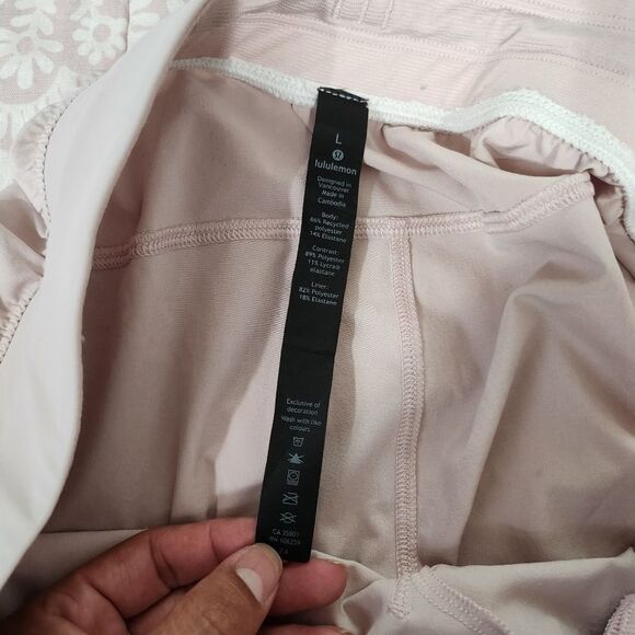 Lululemon Mens Light Pink Shorts - Picture 6 of 9